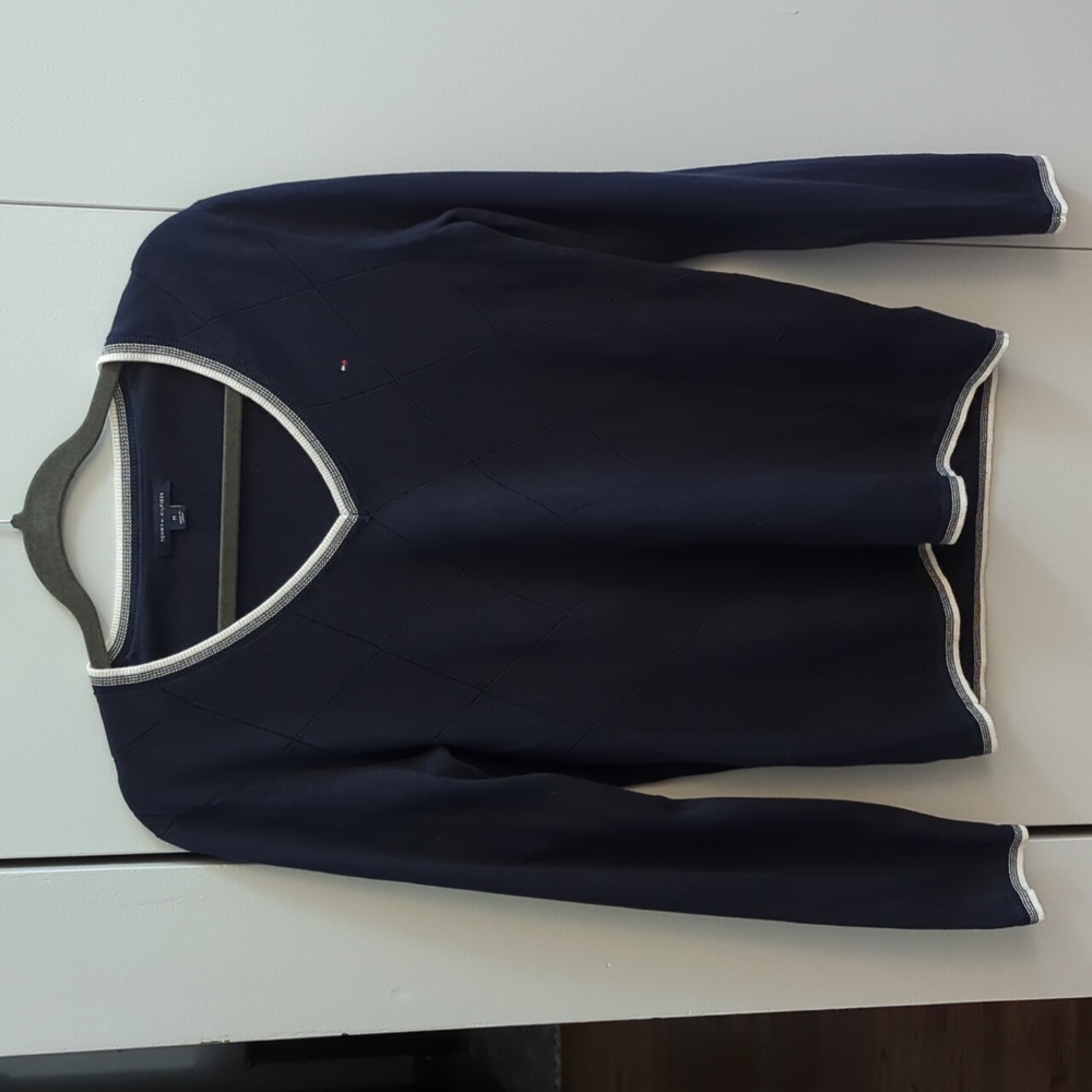 Navy sweater